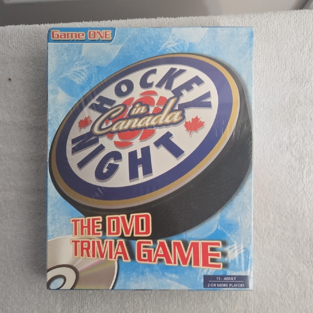New Sealed Hockey Night in Canada DVD Trivia Game